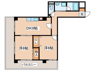 ルブラ・ナカヤマの物件間取画像